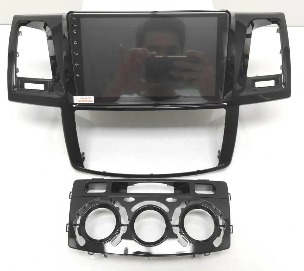 Newnavi car display screen with steering wheel Android 10 car radio 9' touch screen car video player forToyota Hilux 2012