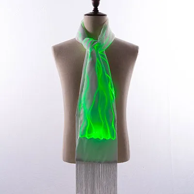 Luminous colorful bright transformable unisex scarf for music festival bar party