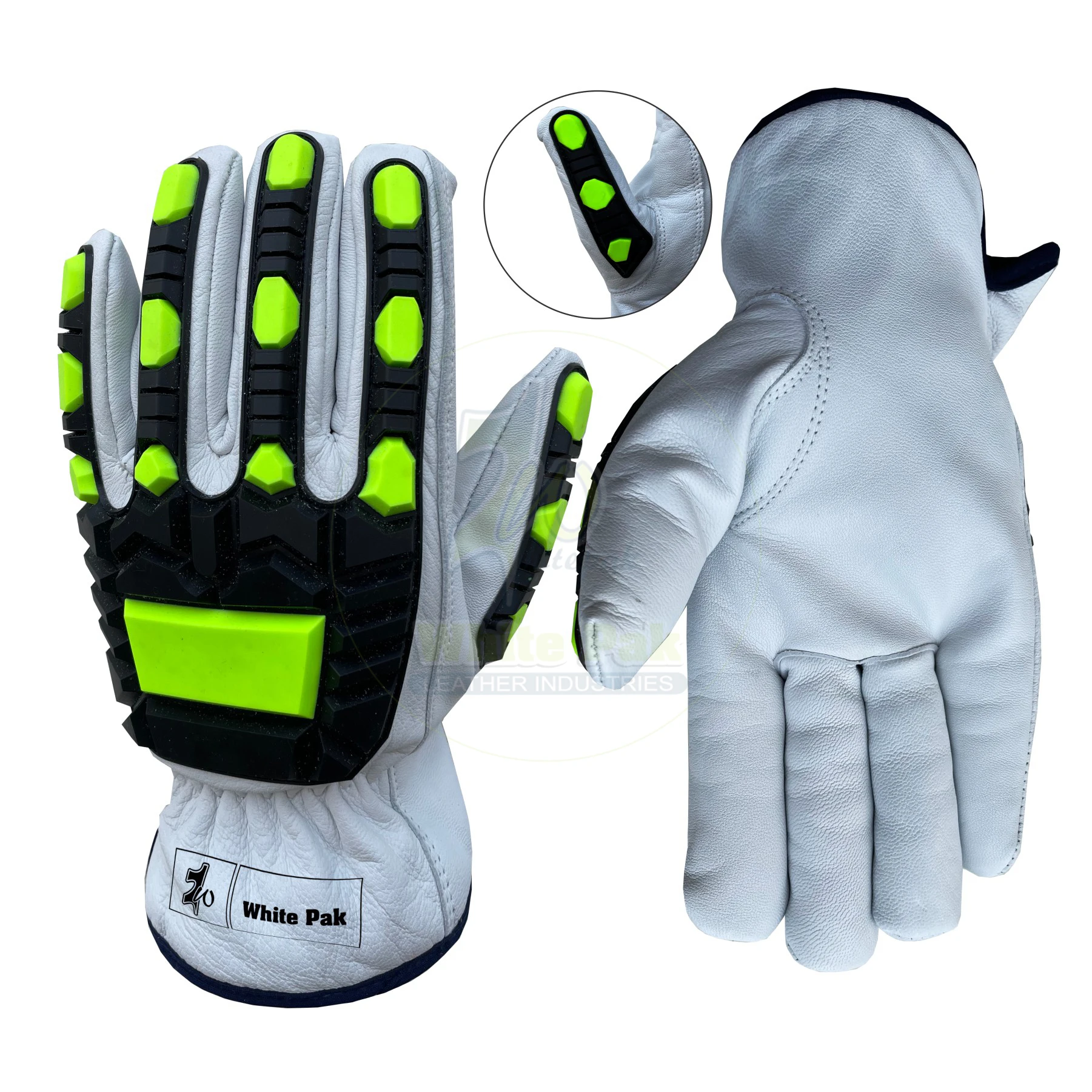 Leather Impact Gloves, TPR Leather Impact Gloves gloves, cut resistant impact gloves, Leather Impact gloves  TPR gloves