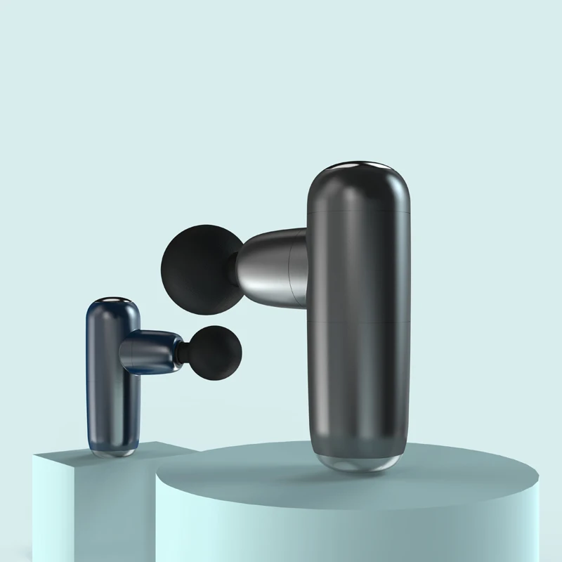 Mini Massage Gun 4 Massage Heads & 4 Levels, 3200r/min Quiet Brushless Motor, Deep Tissue Percussion Massage Gun for Athletes