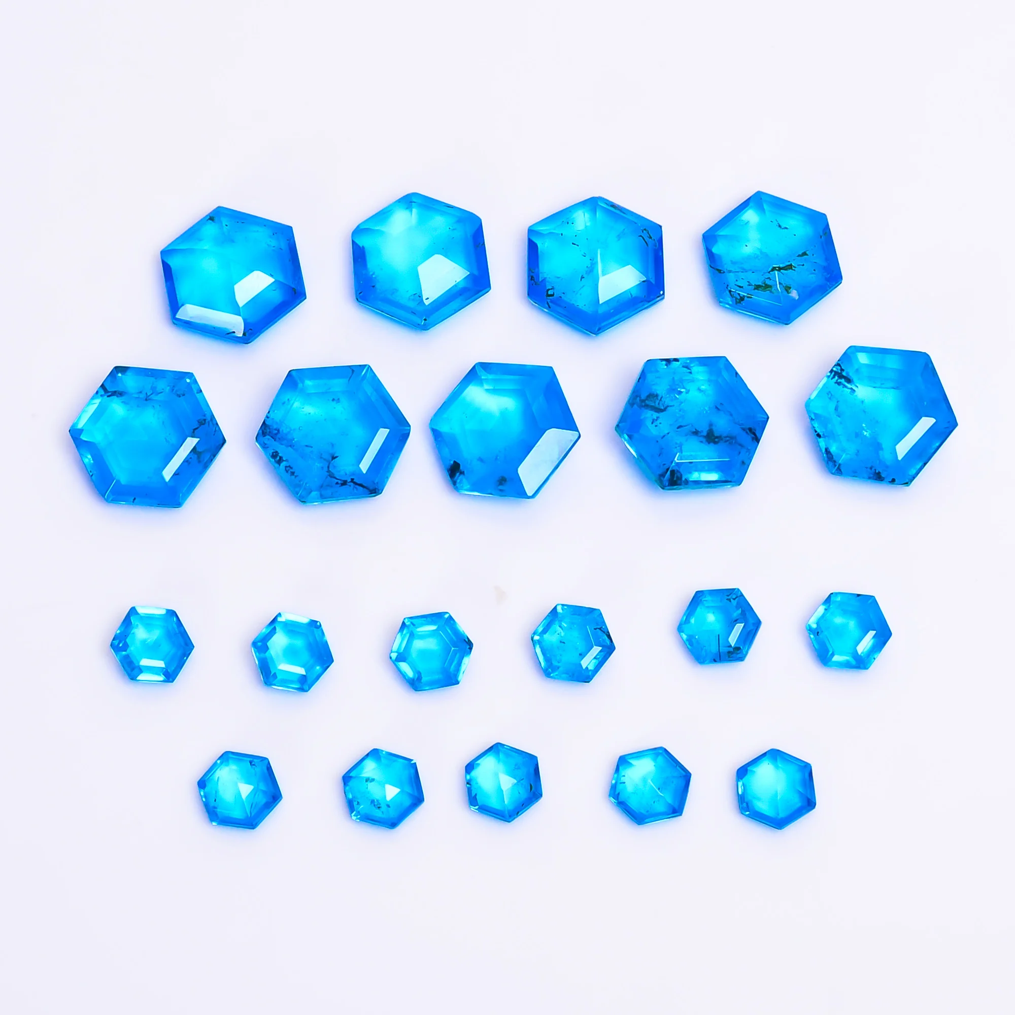 
top supplier quality Doublet blue sapphire stone Pear oval heart cushion radiant square fancy cut gemstone 