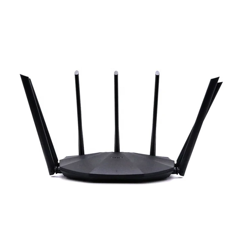  Tenda AC23 AC2100 маршрутизатор Gigabit 2 4G 5 0 ГГц двухдиапазонный 2033 Мбит/с беспроводной Wi-Fi ретранслятор с 7 высоким коэффициентом усиления антенны