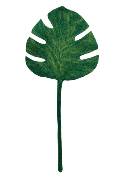 Wool Felt artificial flowers leaf perfect craft for Home decor, Festive Decorations, and wedding centerpieces hand-made in Nepal