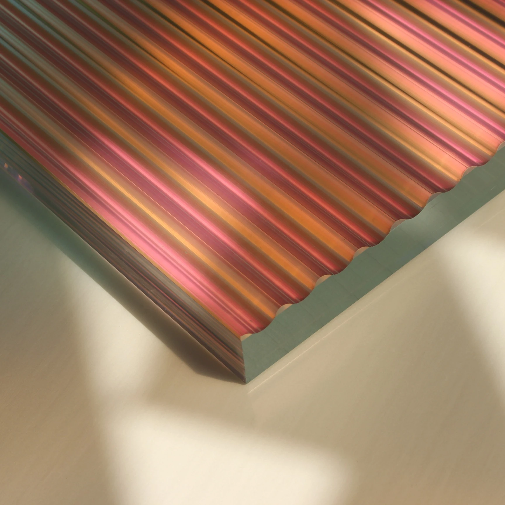 6mm -8mm colorful dichroic tempered decorative glass