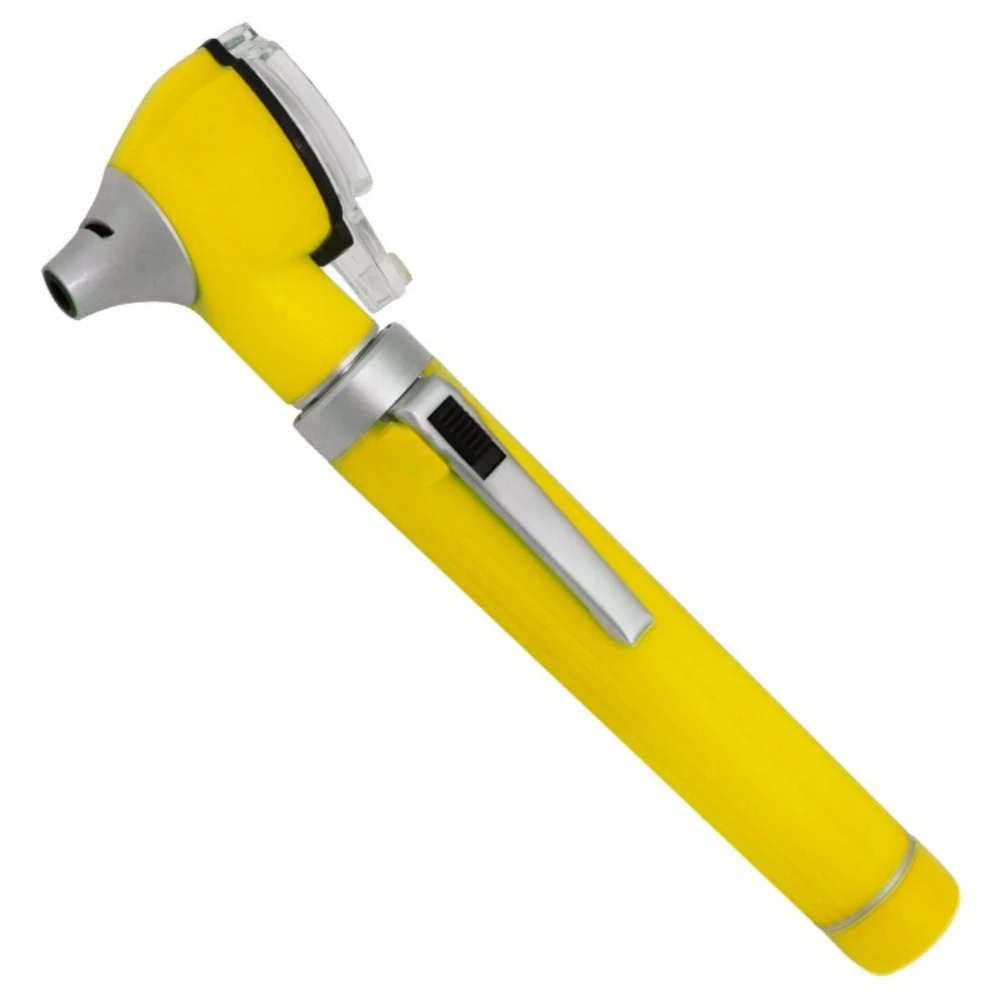 OTOSCOPE MINI FIBER OPTIC YELLOW COLOR POCKET MEDICAL ENT DIAGNOSTIC OTOLOGIST SURGICAL MEDICAL DIAGNOSTIC       MGI-17