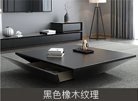Italian minimalist luxury tea table TV cabinet portfolio Nordic tea table Simple small family type living room furniture