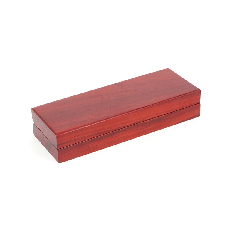 High Quality Smooth Wood Touch Feel China Bulk Custom Gift Single Pen Case Wood Packing Wooden Pencil Box
