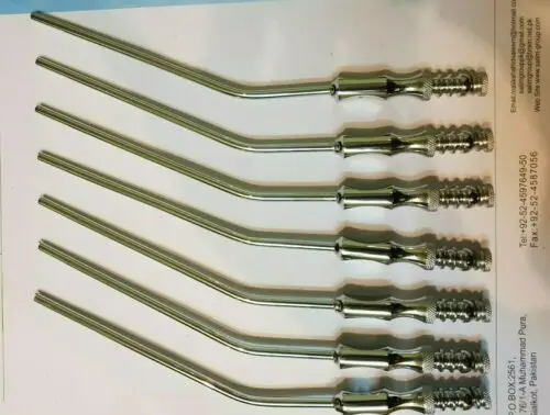 Frazier Suction tube Aspirator Surgical Dental ENT Instruments set of 11 tubes C