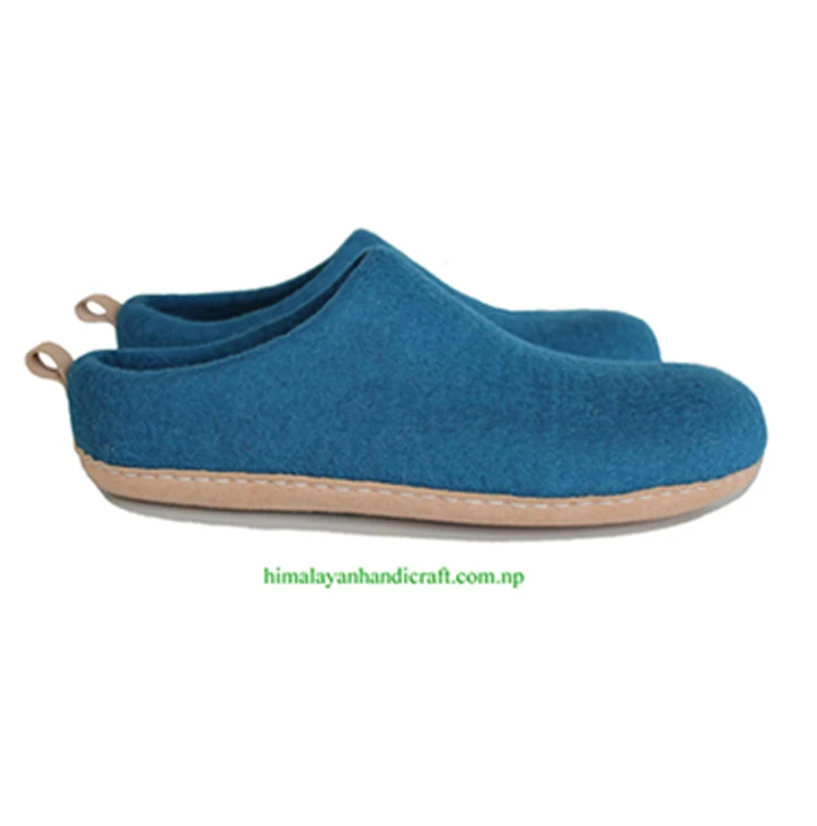 
Handmade in Nepal Felt Slipper/Shoes/Boot 