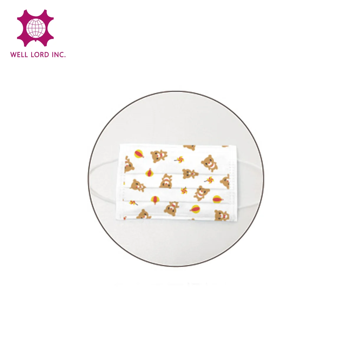 Высококачественное изделие для профилактики вирусов с милым медведем Ушная петля для рта и лица хлопковый щит