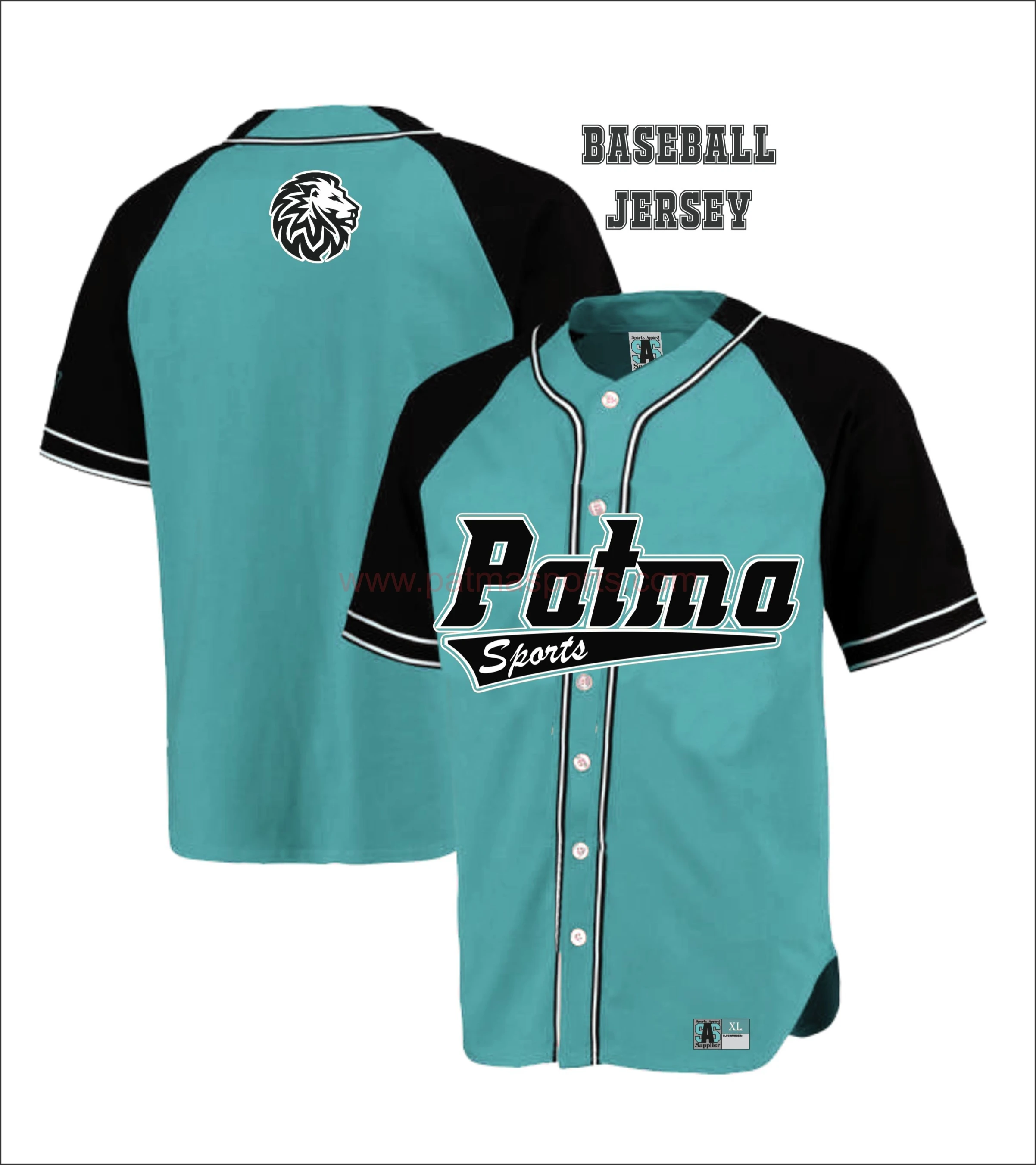 Custom Tackle Twill Team Name Logo Number Printing sports baseball Jersey with your custom logo , Labels, Tags Puff Printing