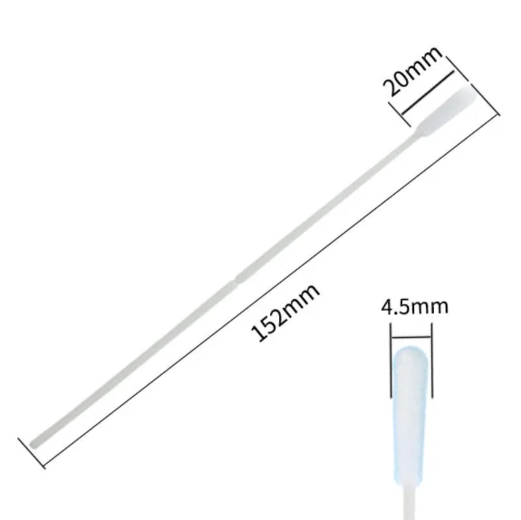  Best price disposable sterile buccal Throat flocked pcr sampling collection medical swab