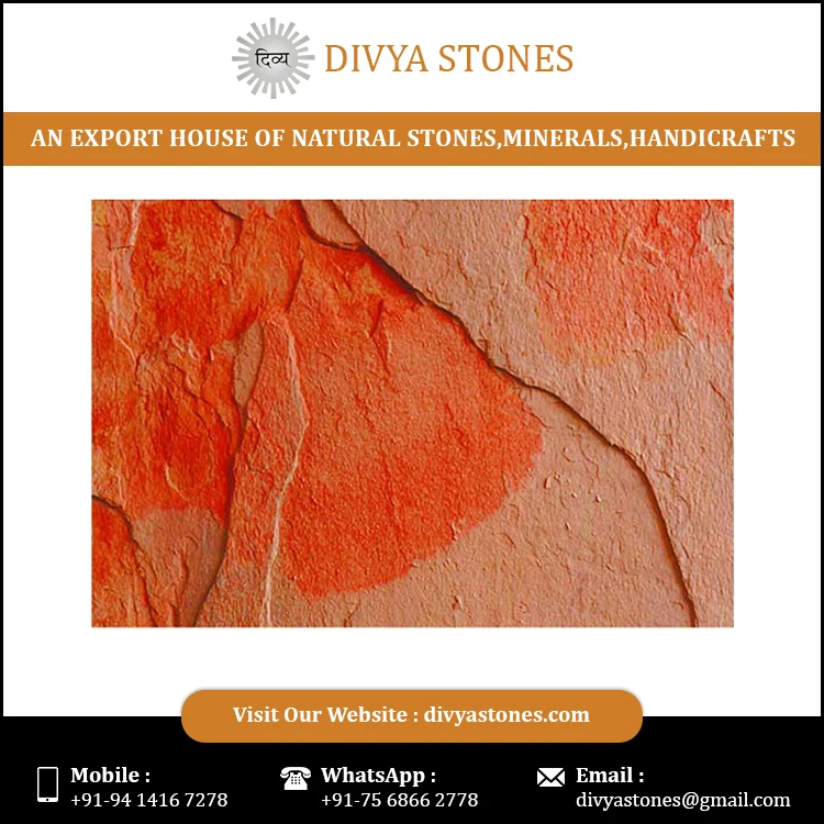 Лидер продаж полированный красный натуральный шифер Raja по оптовой цене из Индии