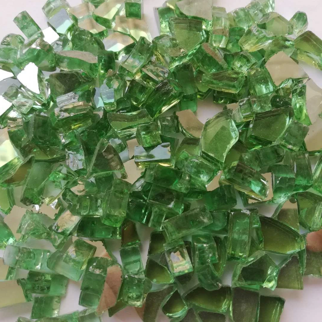 Crushed Mirror Glass for Landscape Fire Pit Fireplace Fire Glass