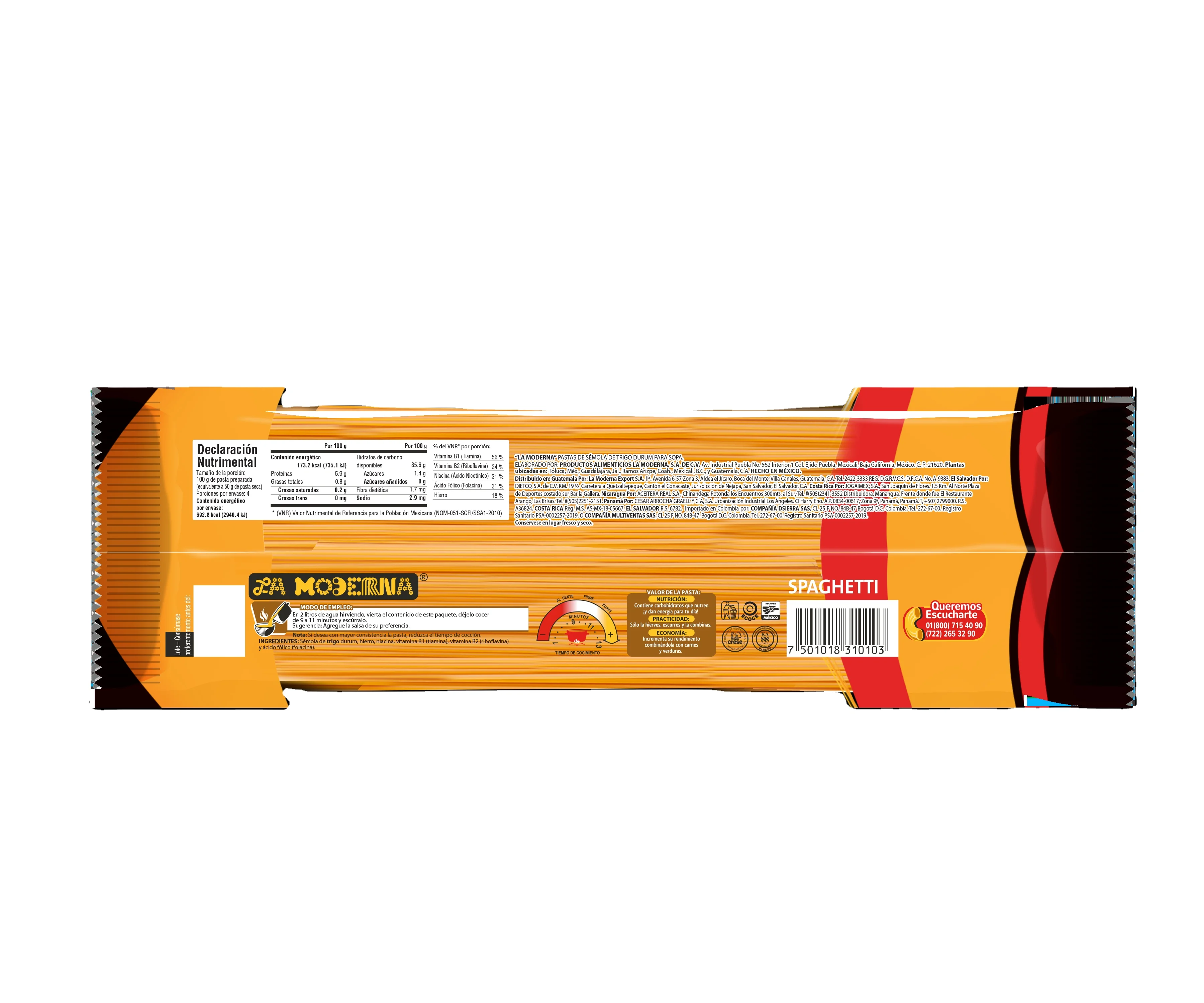 Чехол для спагетти стандартного качества марки LA Modern, 20 кг