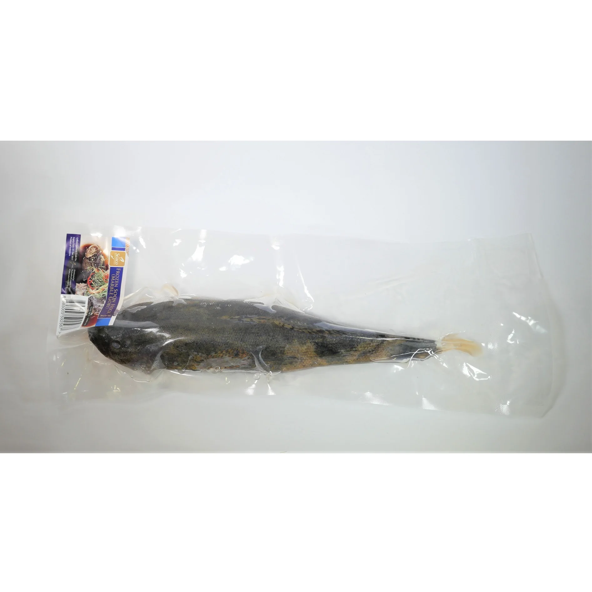 Quality Tight Vacuum Pack WHOLE Part Seafood Fish IQF (400-500 gm/pc) Bulk Packing 10 kg/ctn GGS Frozen Marbled Goby