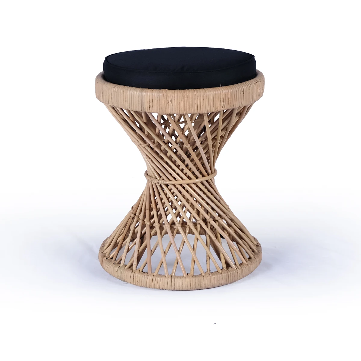 Натуральная ротанговая древесина круглый стул ротанговый пуф декоративные стулья и османы коричневые Индивидуальный размер большое количество