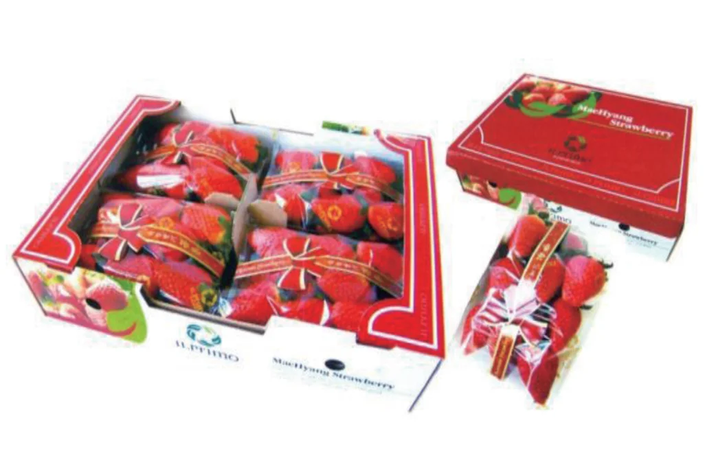 Свежая клубника с богатым витамином C высокосладкие и натуральные фрукты выращенные в Корее провинция Гённам