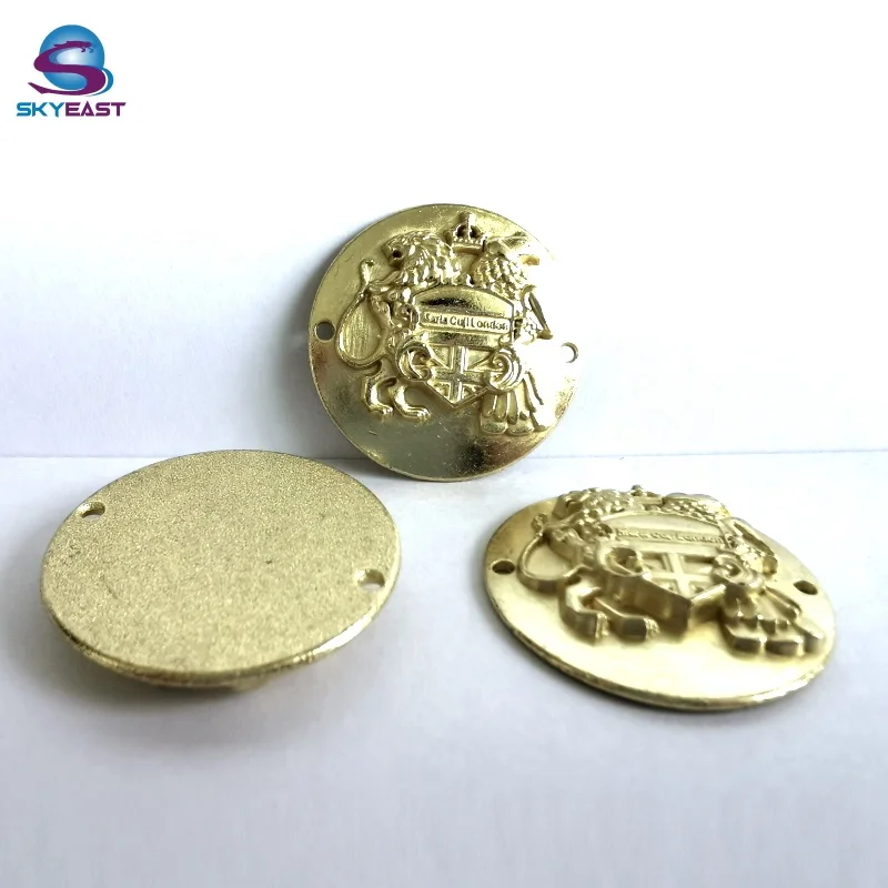 Индивидуальные металлические значки с рельефным 3d-логотипом нового