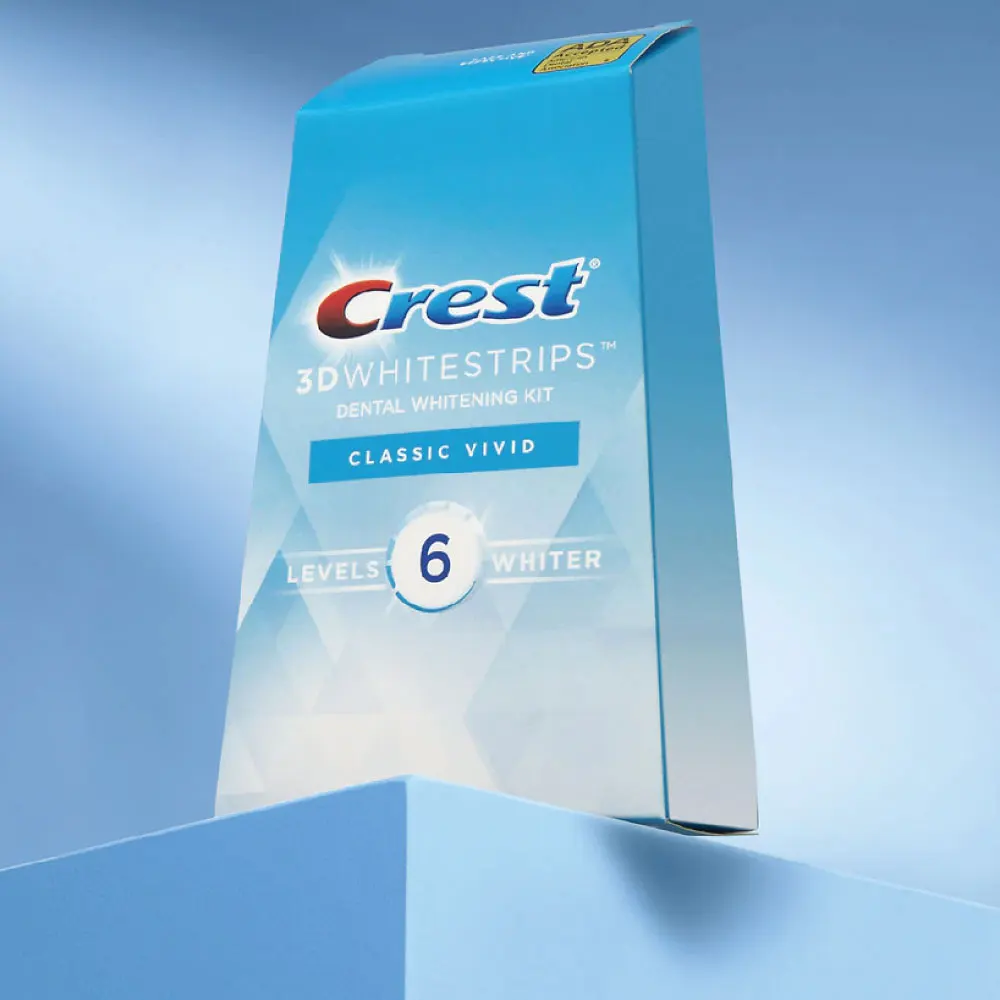 Crest Whitestrips Crest Classic Vivid 1 box 10 Pouches 20 Strips Crest Teeth Whitening Strips