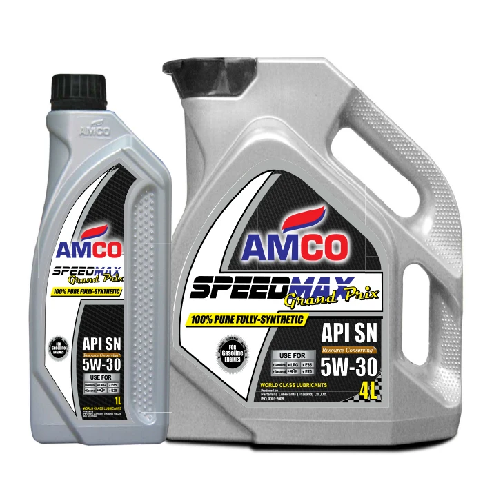 Amco Speedmax Grand Prix Api SN 5w-30 бензиновый двигатель oilPremium качество из таиланда для экспорта