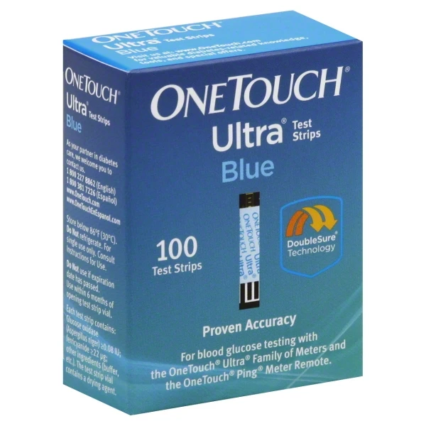 
One Touch Blue Blood Glucose Diabetic Test Strips- 50ct 