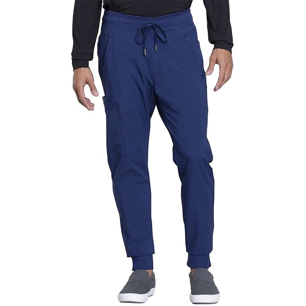 Scrubs Bottom Nursing Scrub Jogger with Elastic Waist Men Scrubs Pant