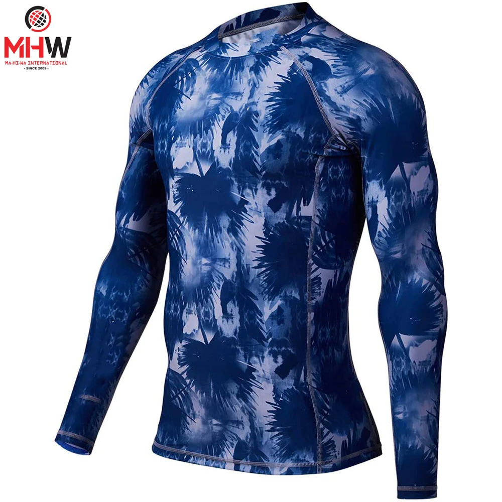 Men 3D Rash Guard Compression Shirt Quick Drying Fitness Clothing MMA Fashion Rash Guard