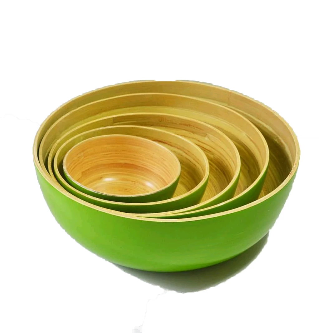 Wholesale Quality Bamboo Bowls form Vietnam / Good Quality Bamboo handicraft Natural wood fruit bowl