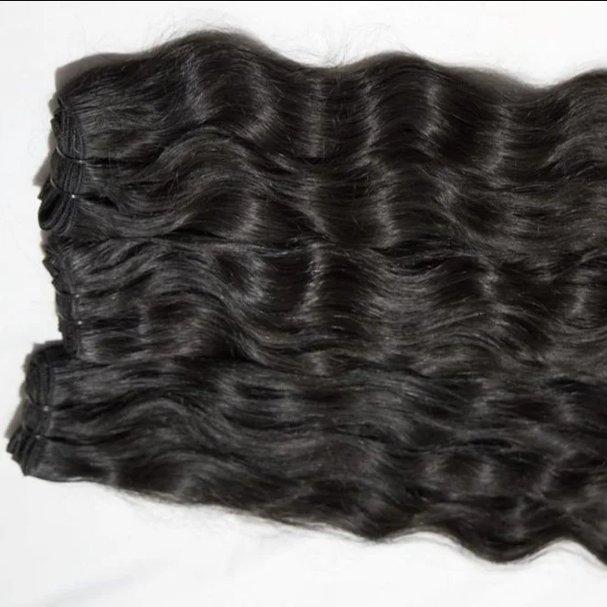 RAW NATURAL WAVY  -  UNPROCESSED RAW VIRGIN HAIR