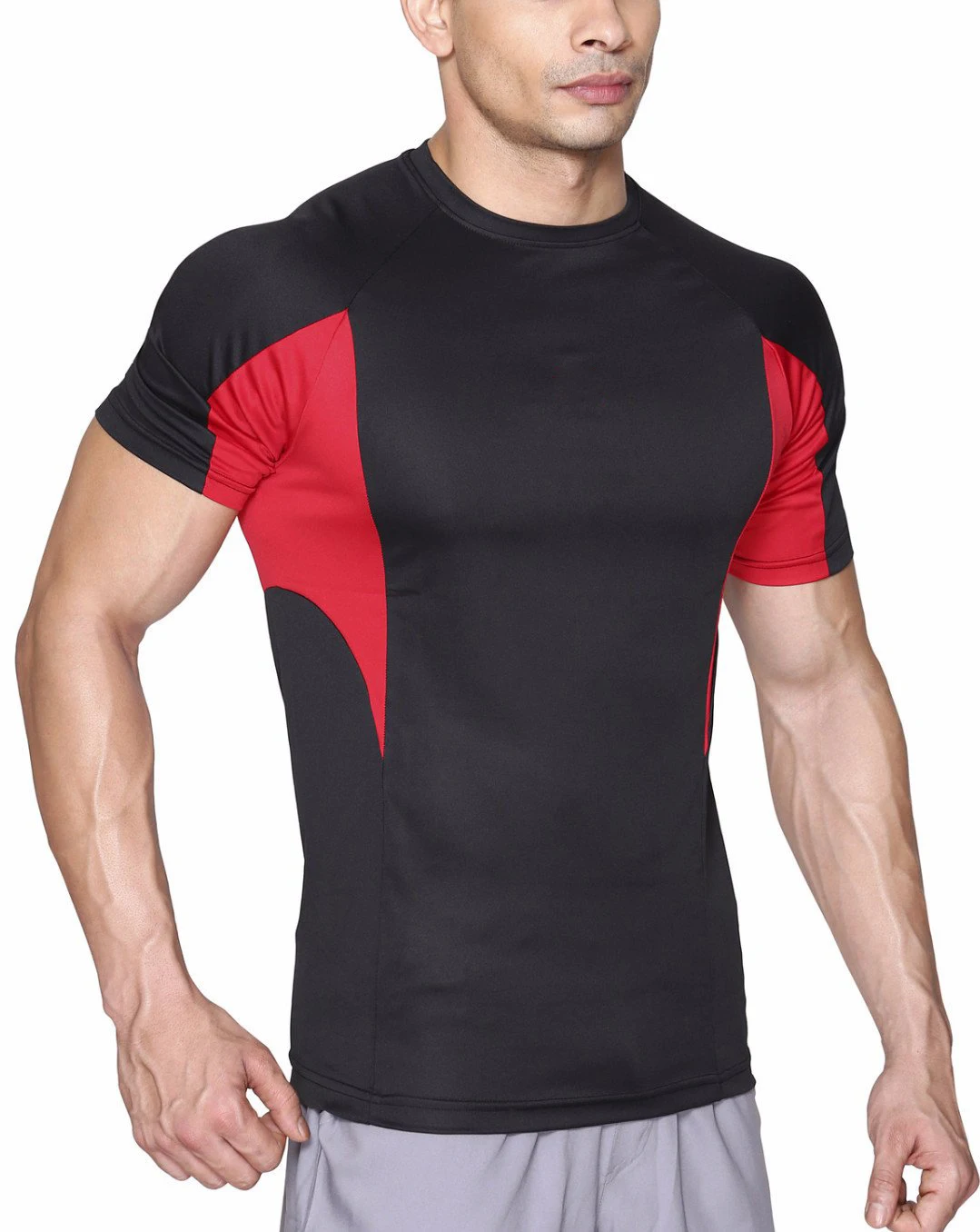 Top sale slim fit 95% cotton 5% elastane t shirt for men 100% cotton hot selling combed cotton t shirt
