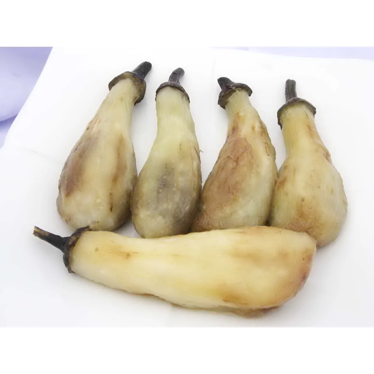 Vietnam High Quality And Competitive Price IQF Process Frozen Grilled Whole Eggplant 50g