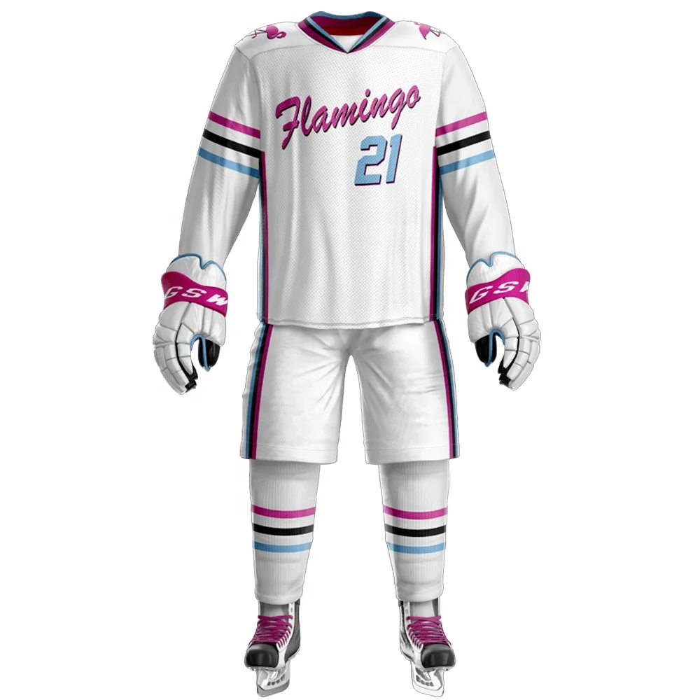  Custom Breathable Sublimation Printing Ice Hockey
