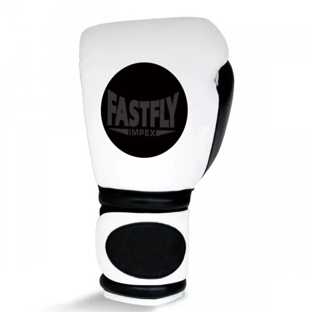 Новый дизайн боксерские перчатки из искусственной кожи 2 цвета на шнуровке