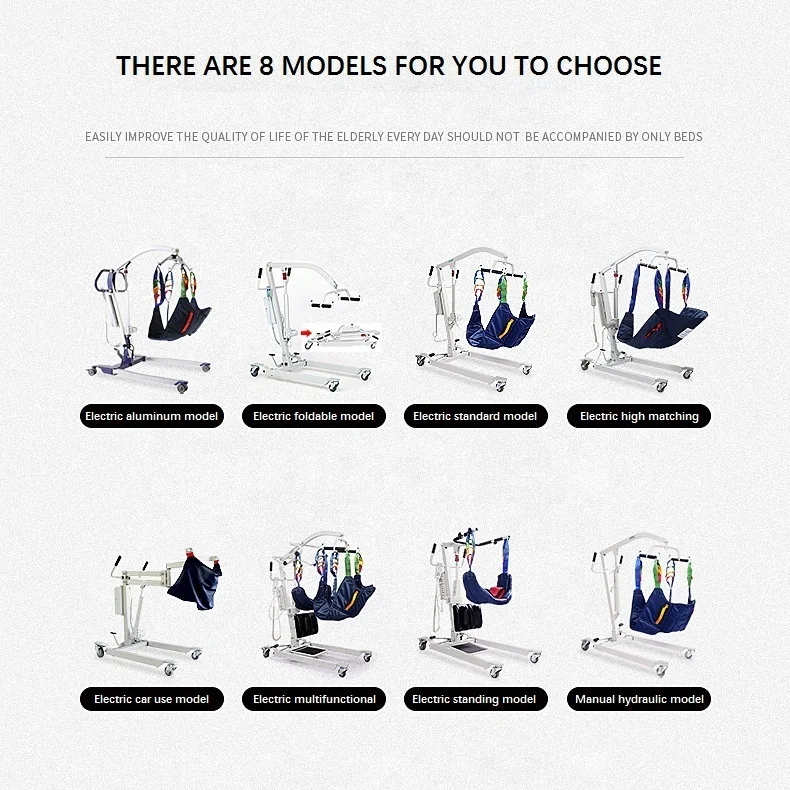 KSM-210 Hoyer Foldable patient  lift electric patient transfer lift hoist nursing aids 250 w Iron or aluminum alloy