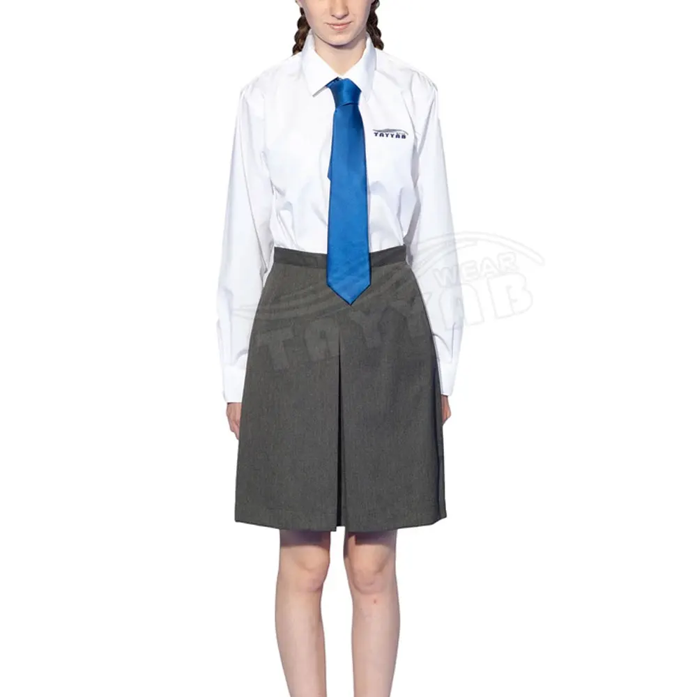 
Дешевая белая рубашка для девочек, школьная форма, рубашка-поло с коротким рукавом, хит продаж 