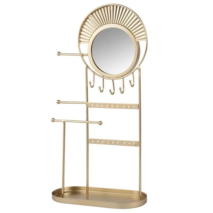Wholesale New Design Jewelry Stand Wholesale Gold Metal Jewelry Organizer Premium Quality Of High Class Jewelry Stand