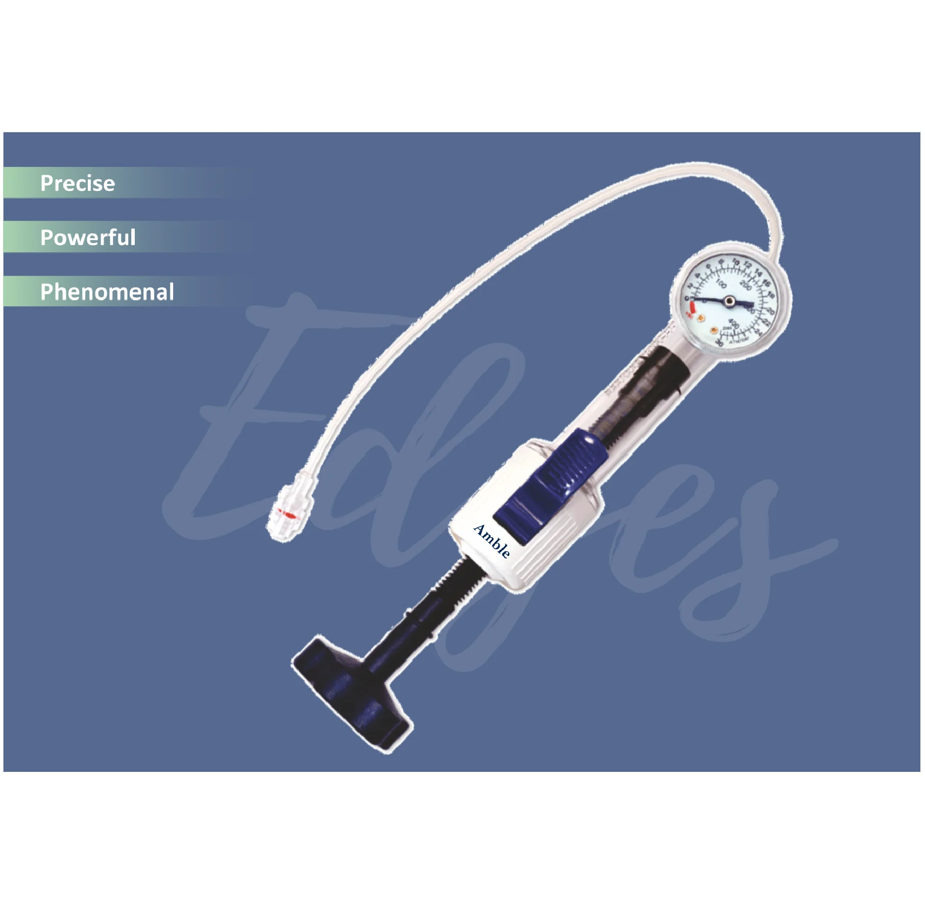 Disposable medical consumable Screw Type Inflation Device