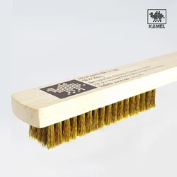 New Industrial Brush Kamel 5 Row Brass Wire Wooden Brush for Heavy Duty Cleaning High Quality