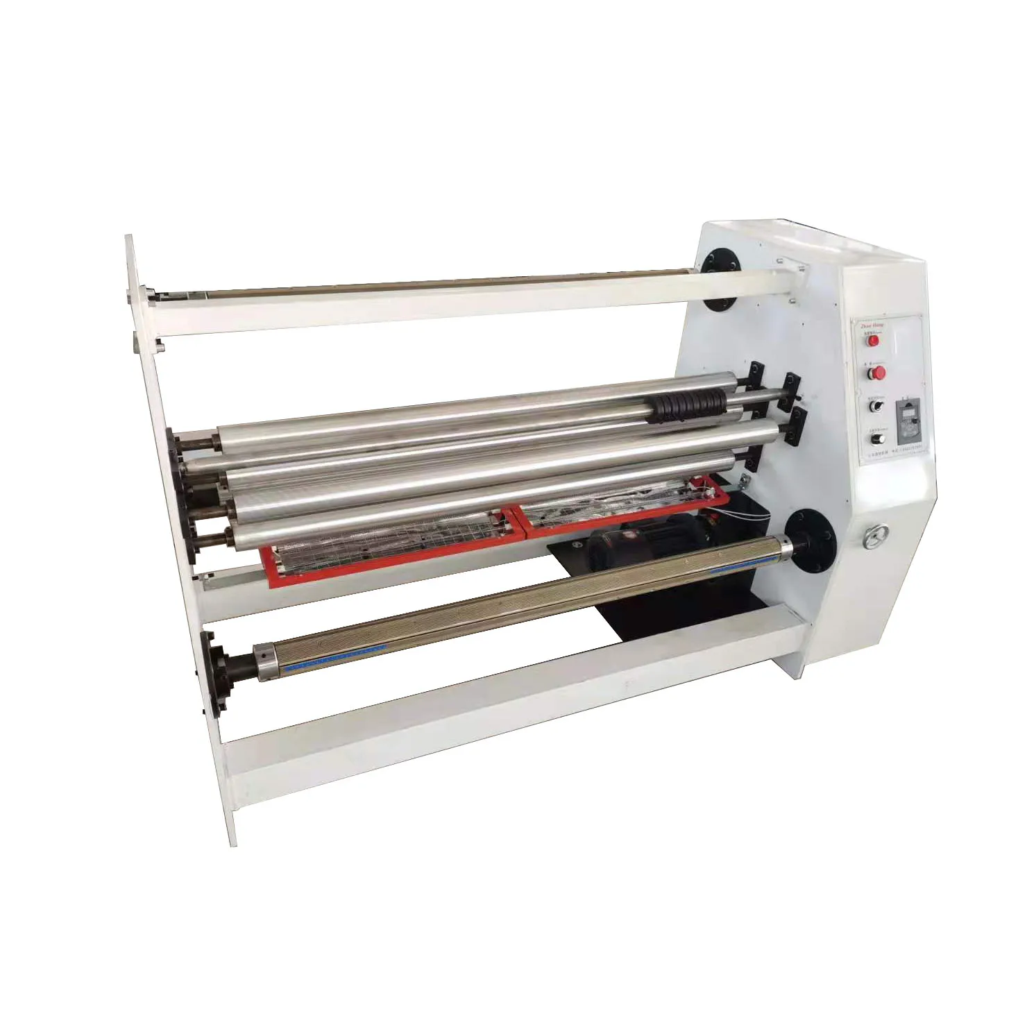 PVC MDF Longitudinal Cutting Outgoing Rewinding Roll Slitting Machine