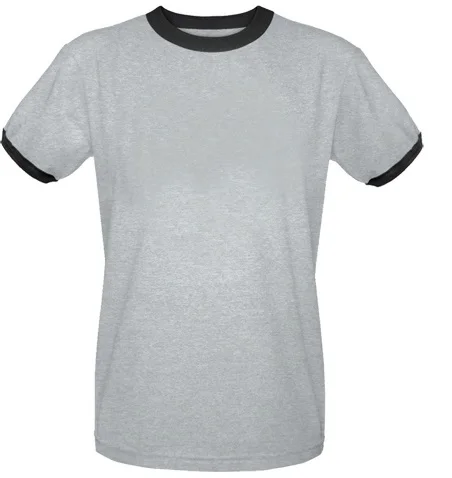 Custom Unisex Round Neck Plain Blank White Half Sleeves Printed Logo T-Shirt Men White Black T-Shirt