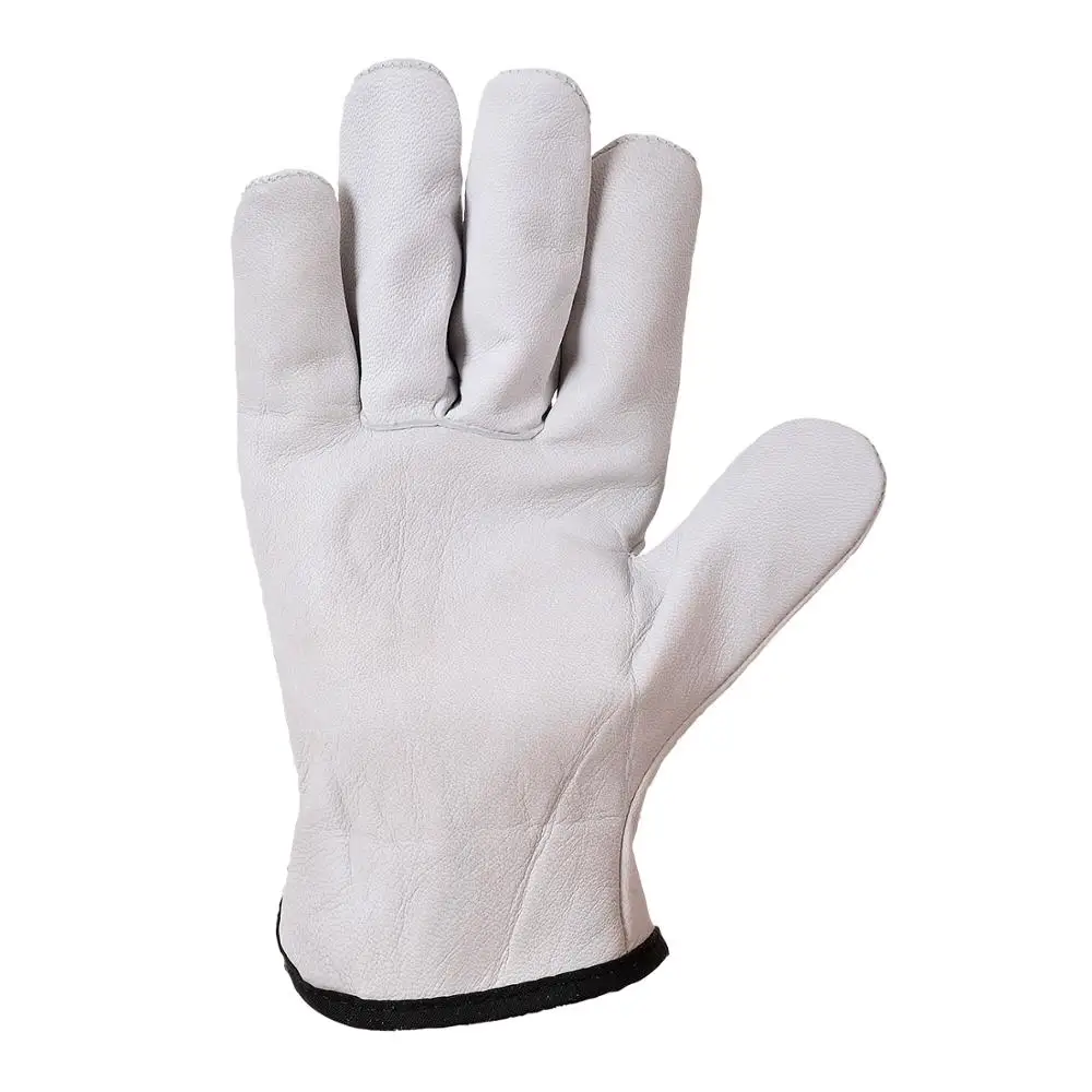 Driving Work Gloves Heavy Duty Industrial Safety Product Good Quality Cow Grain Leather Cheap Price Leather Work Gloves Driving