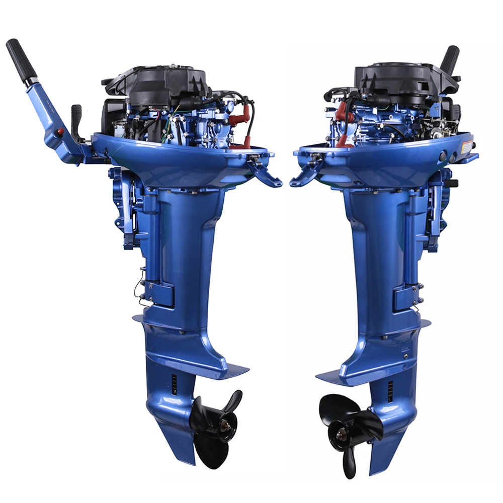 colourful series aluminum boat 15hp outboard motors 2 stroke with factory price