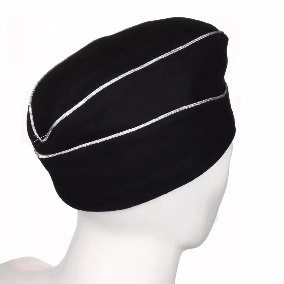 Elite Officer Visor Panzer Woolen Garrison Hat Officer Captain Uniform Peak Cap