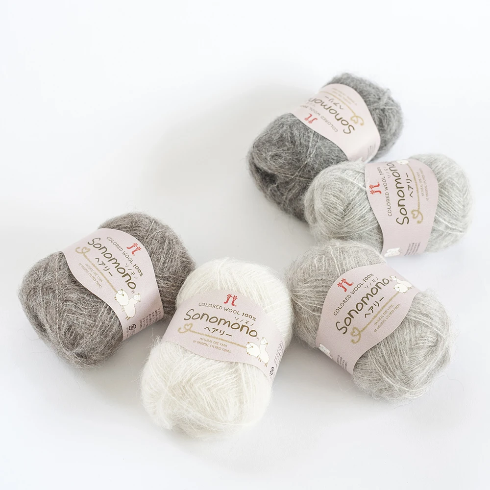 
Japanese Natural Needles Brand Chunky Wool Knitting Yarn For Sale 