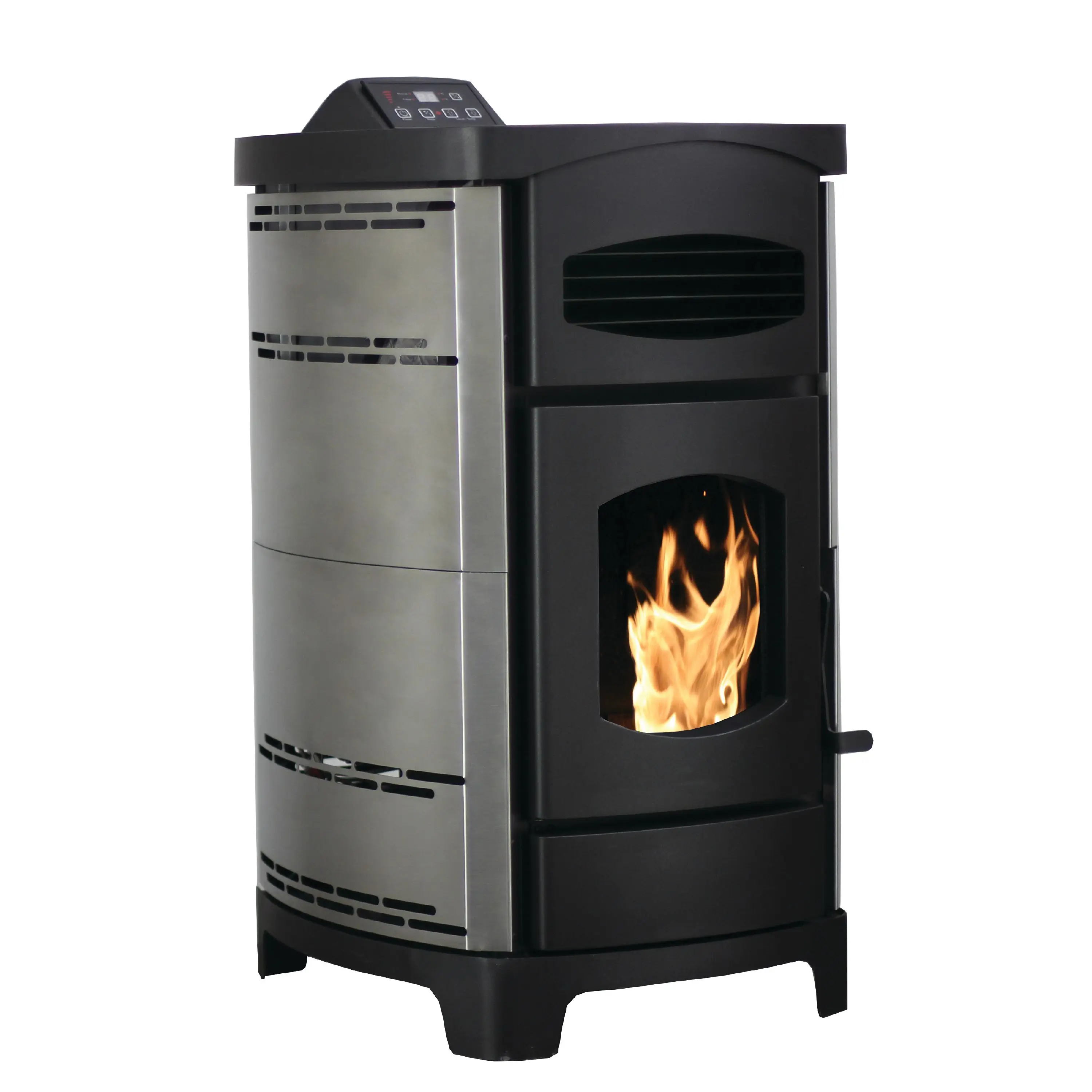 12kw Round shape Modern portable european  Wood Pellet Stove
