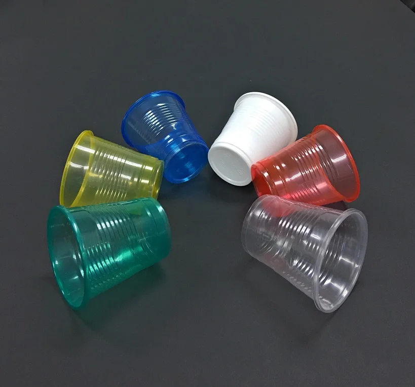 6oz 180ml Disposable Colored PP Plastic Cups Made In Malaysia