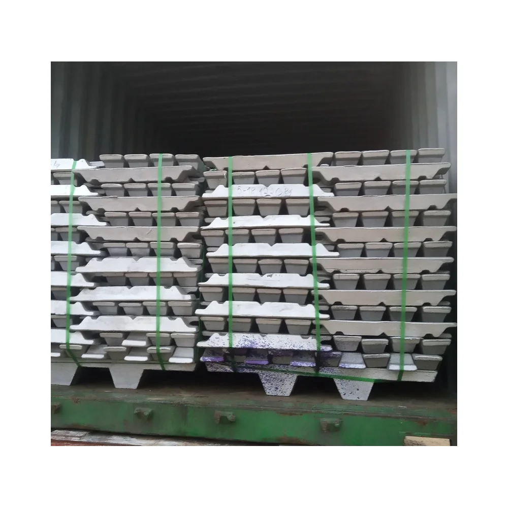 0.5% Max Mn 1% Zn 4000 Series серебряные вторичные алюминиевые слитки ADC12