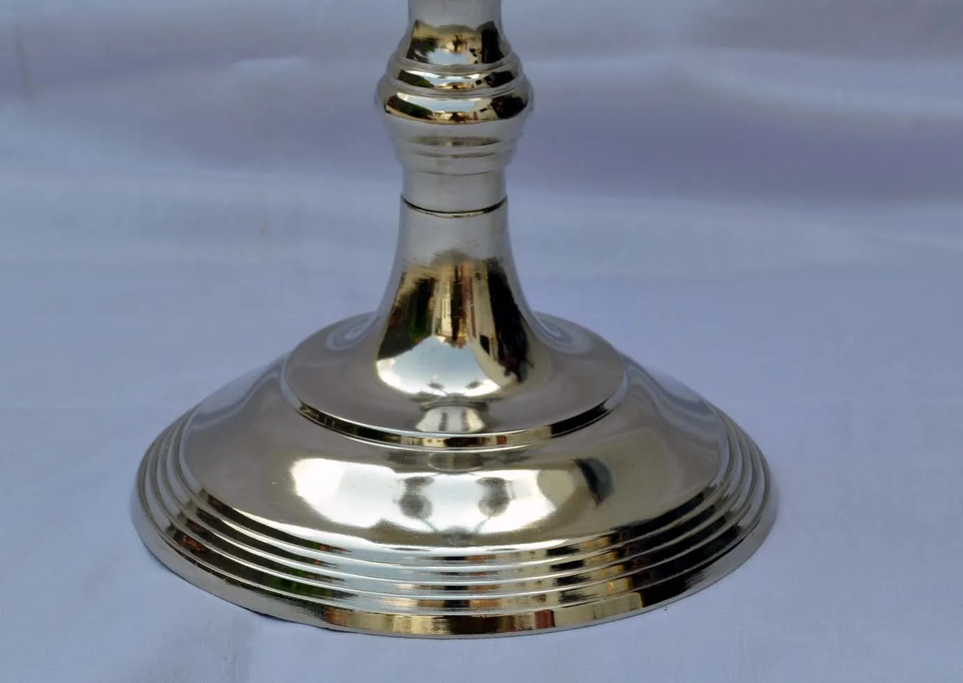 Handmade Silver Crystal Candlestick High Quality Home Decor Wedding Decoration Jewish Menorah Candelabra Handmade Candle Holder