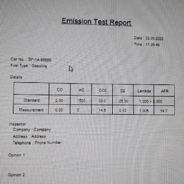Портативный Автомобильный анализатор выхлопных газов KOENG KEG-500, 4 анализатор газа, высокое качество, Сделано в Корее